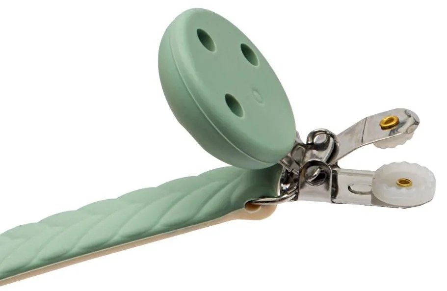 Szilikon cumitartó csipesz New Baby kék