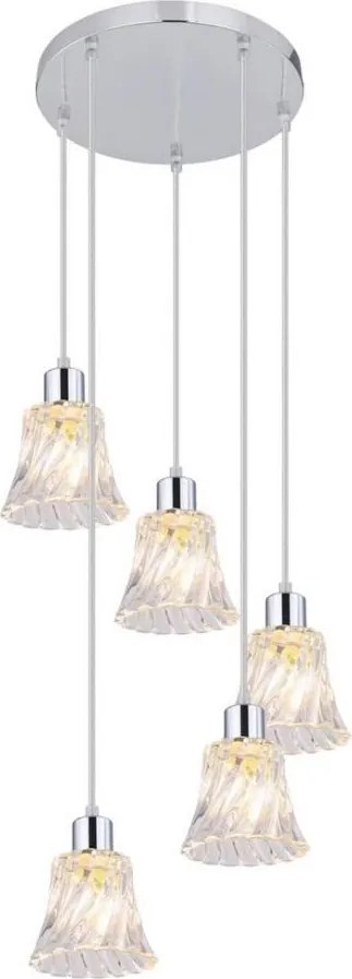 Rabalux - Csillár zsinóron 5xE14/40W/230V