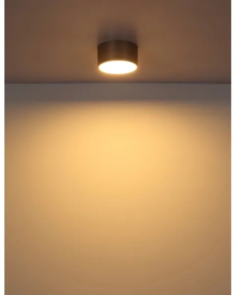 Globo 56964G - RAYMOND LED mennyezeti lámpa LED/12W/230V átm. 15 cm 3000K sárgaréz