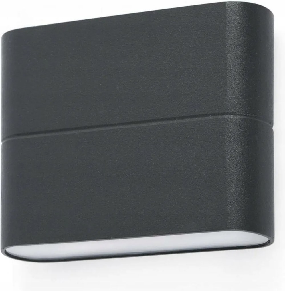 Faro Aday 113 Led fali lámpa, 6W, IP54, sötétszürke, 3000K