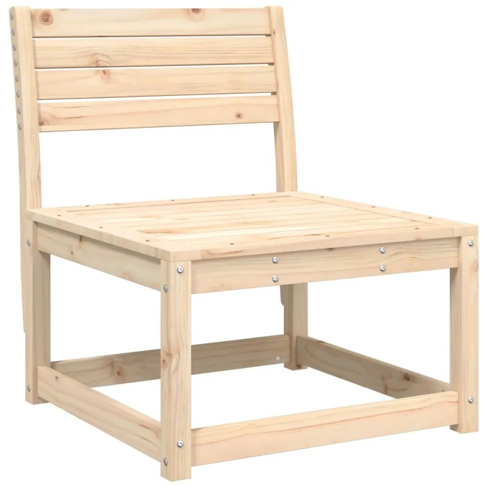 2 db tömör fenyőfa kerti kanapé párnával