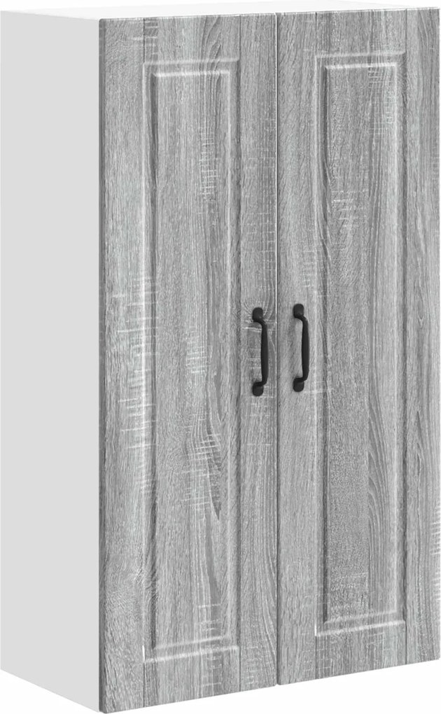 vidaXL Konyhaszekrény polcokkal Szürke Sonoma 60 x 31 x 100 cm Faanyag