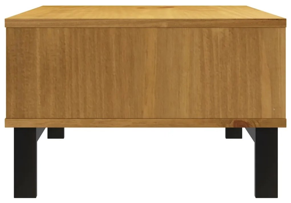 FLAM tömör fenyőfa dohányzóasztal 100 x 50 x 32,5 cm