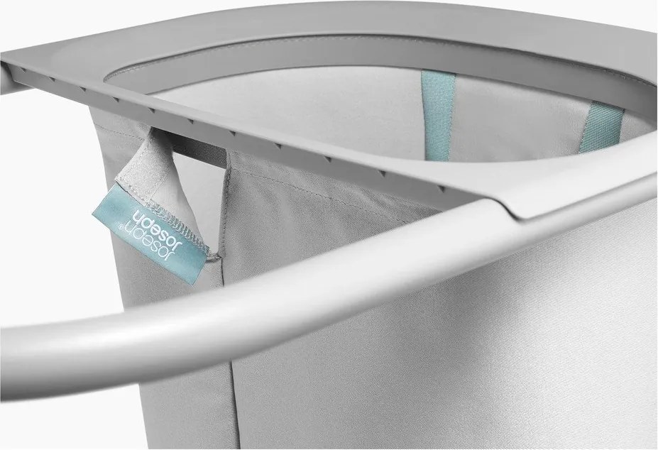 Világosszürke textil szennyeskosár 2x40 l Duo – Joseph Joseph