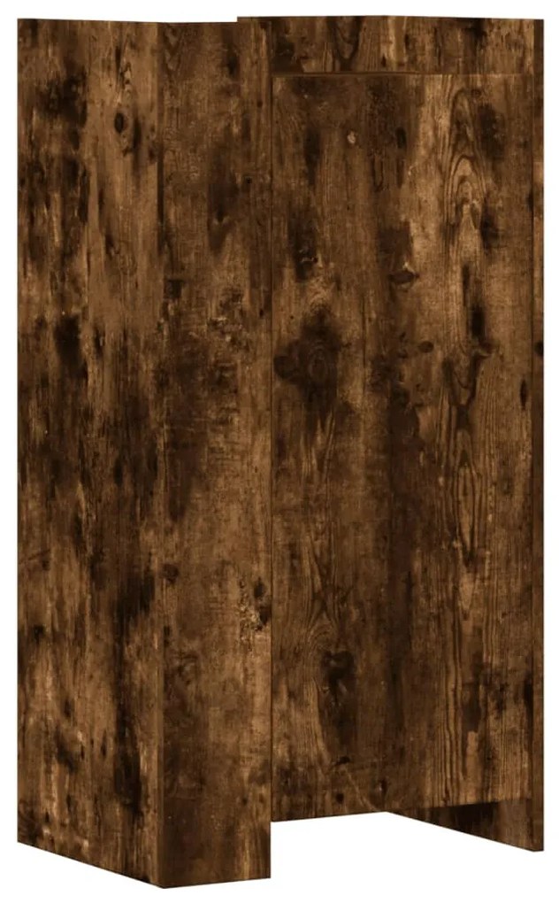 vidaXL füstös tölgy színű szerelt fa cipőszekrény 52 x 37,5 x 100 cm