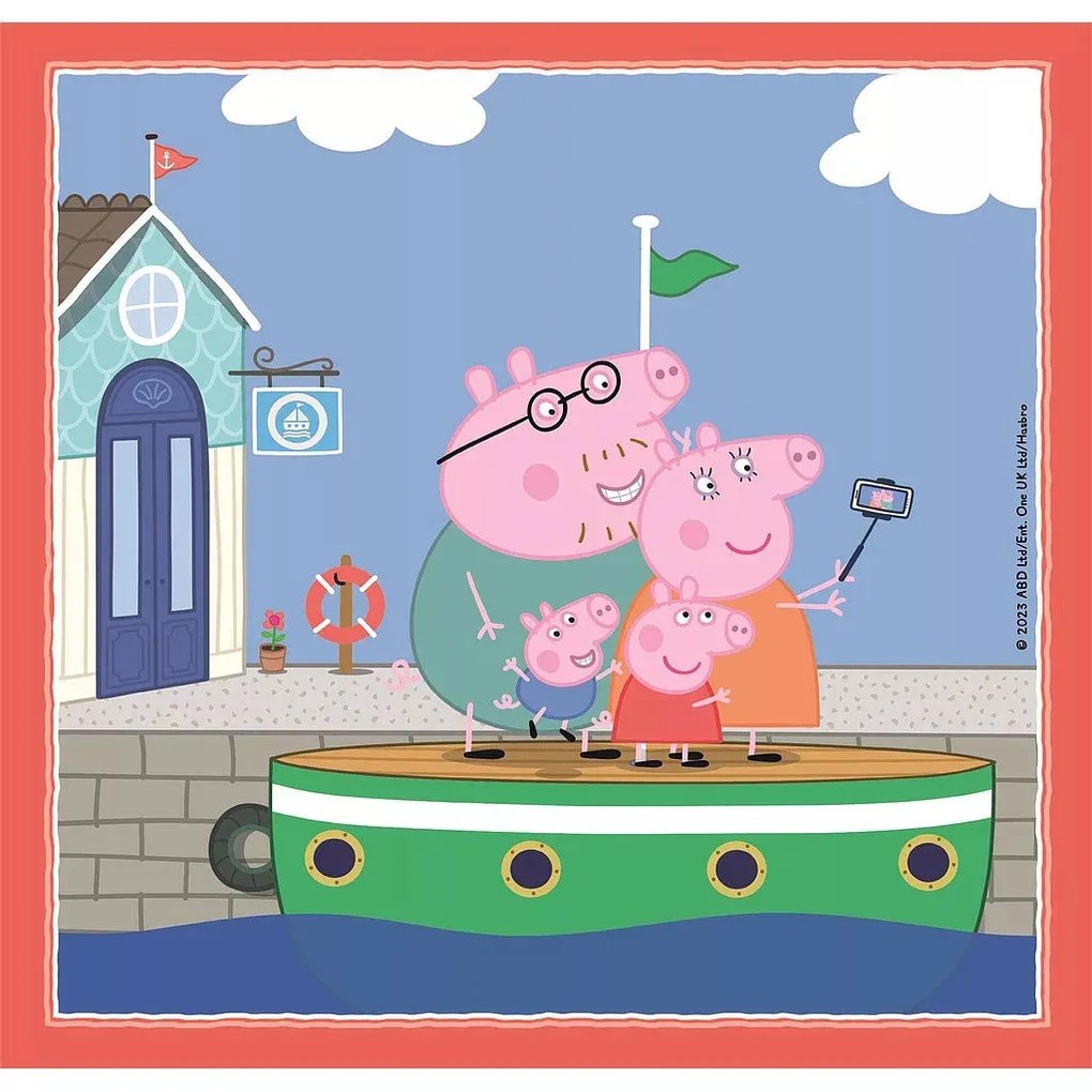 Peppa malac puzzle 3x48 db-os (Relaxing)