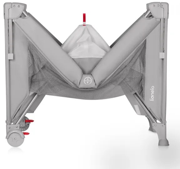 Lionelo - Utazóágy 3 az 1-ben ELLEN beton szürke