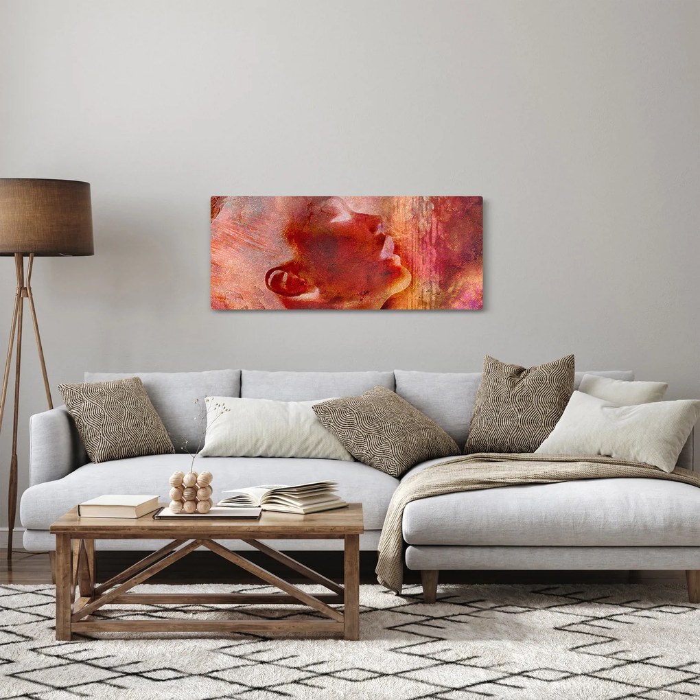 Kép - Egy női arc profilja (120x50 cm)