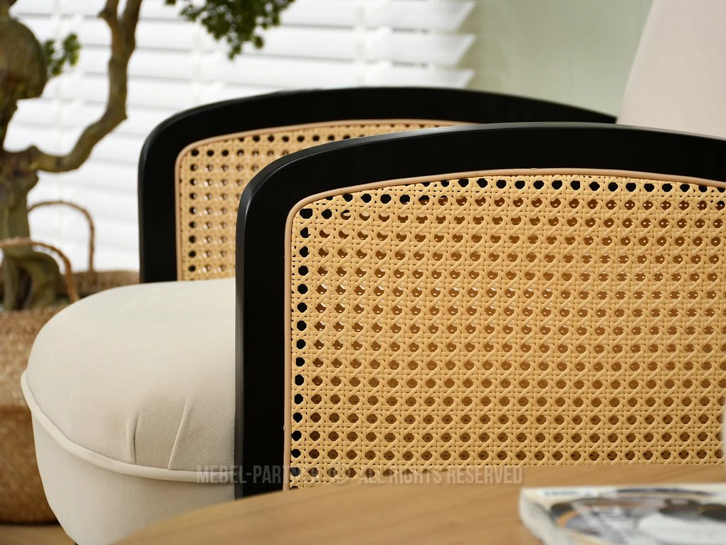 Fotel Will (bézs + fekete). 1110476