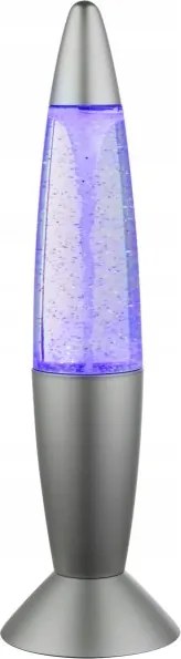 LED-es asztali lámpa Magma 28019 ezüstszürke színes fény Globo