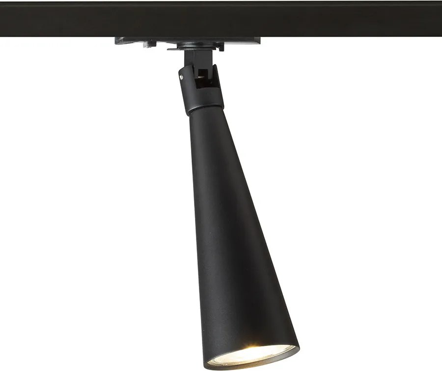 RENDL ALEXIS egyáramkörös sínre fekete 230V LED GU10 5W