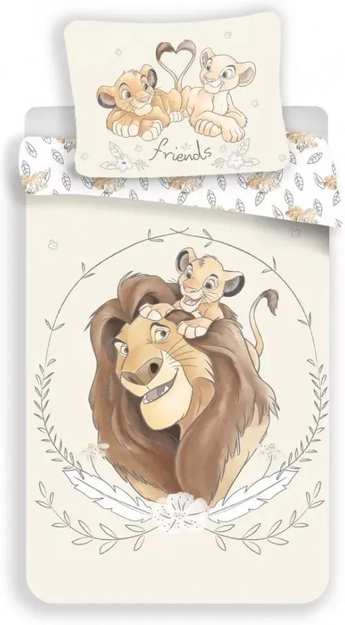 Az oroszlánkirály ágyneműhuzat friends 140x200cm 70x90cm