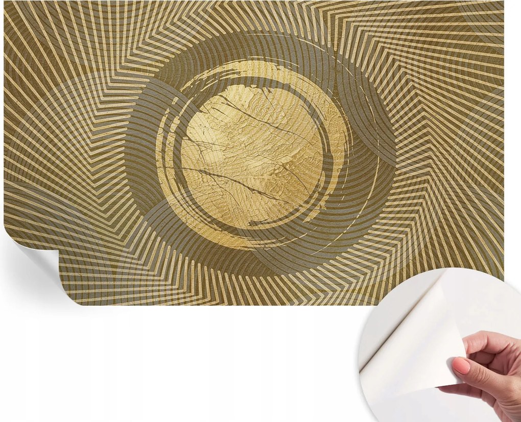 Öntapadós Mosható Fali Fotótapéta Sugárzó vonalak 416x254 cm