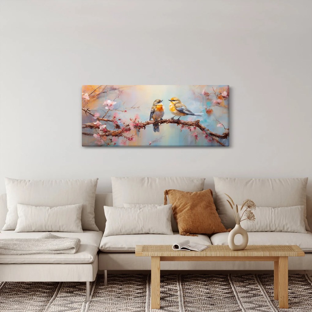 Kép - Lovebirds (120x50 cm)