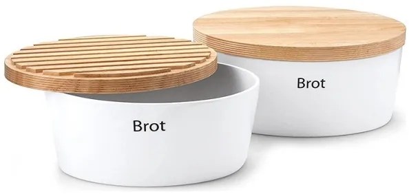 Continenta C3930 - Kenyértartó 13,5x30 cm fehér/bézs