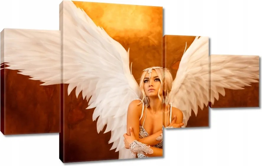 Vászonkép 130x80 Angyal szőke haj
