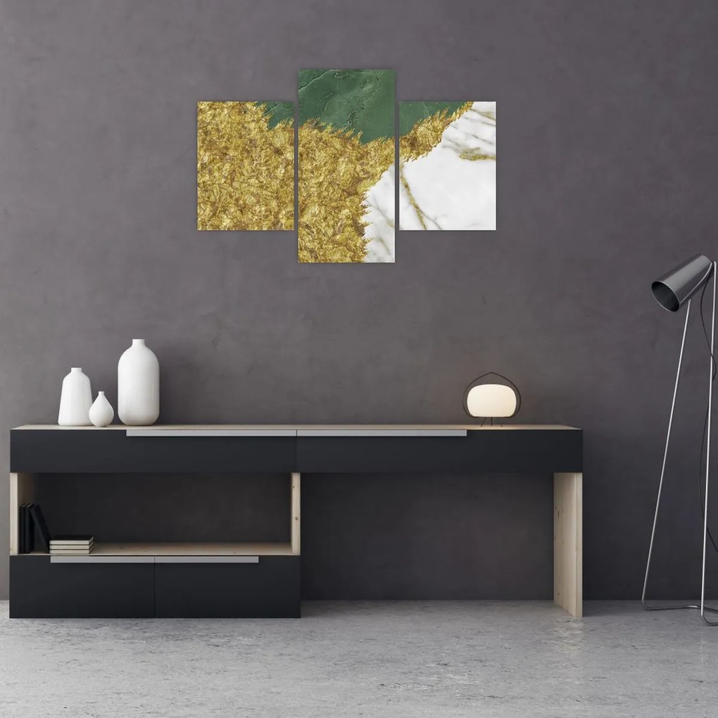 Kép - Zöld márvány N⁰2 (90x60 cm)