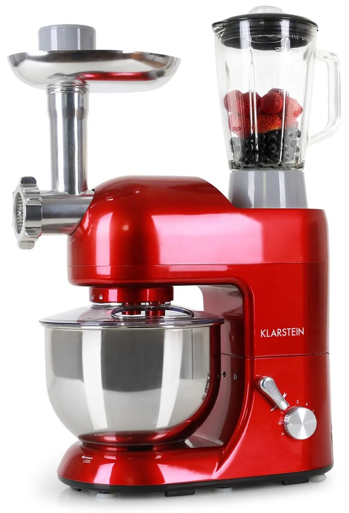 Klarstein Lucia, konyhai robotgép, turmixgép, húsdaráló, 1800 W