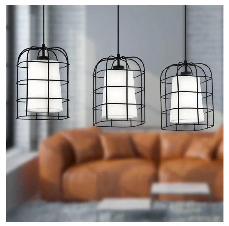 Eglo 43355 - Csillár zsinóron BITTAMS 3xE27/28W/230V