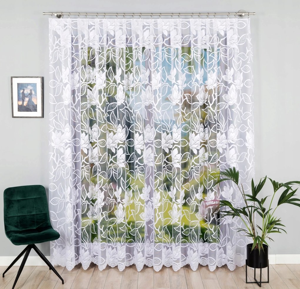 Jacquard mintás függöny 23338 500x200cm egyenes (kész) szegéllyel