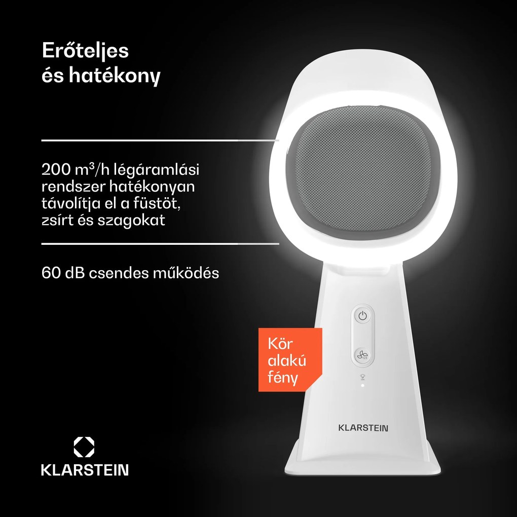 Klarstein WanderVent, Páraelszívó 200 m³/h, Kompakt kivitel