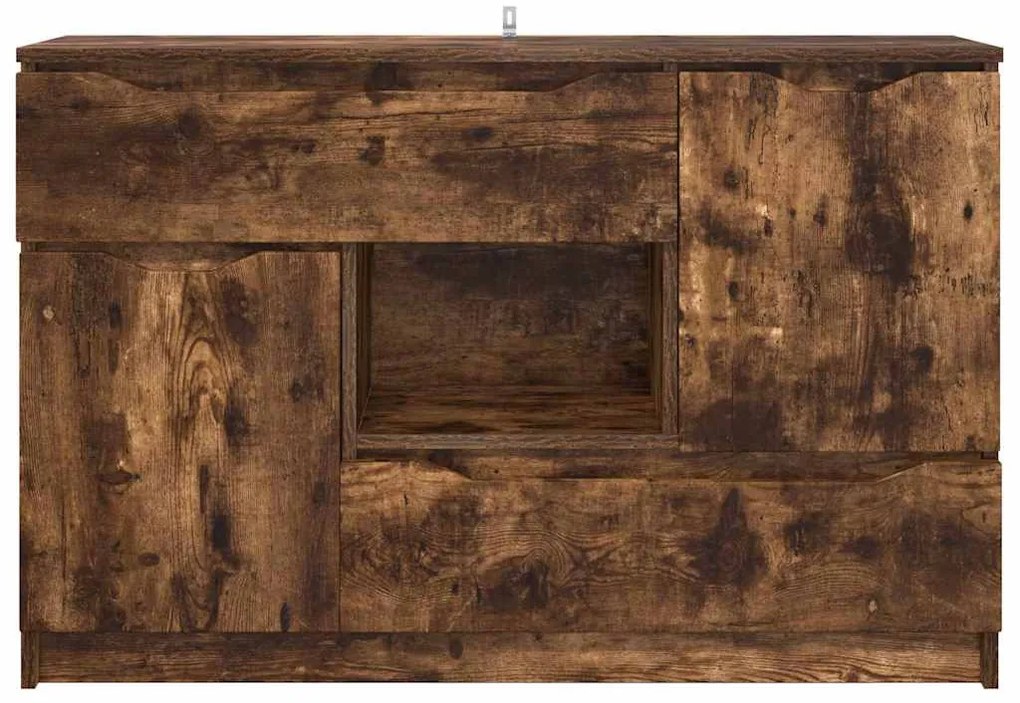 Széf fiókkal Füstölt tölgy 100 x 30 x 65,6 Faanyag