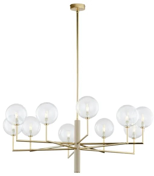 Jupiter 1976 - Csillár rúdon FEME 10xG9/10W/230V arany