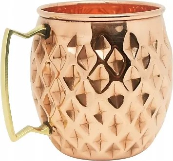 Réz bögre 450ml rombusz M20