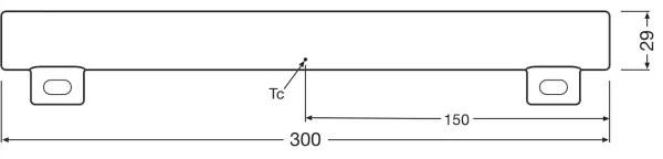 LED Dimmelhető fénycső S14s/3W/230V 2700K 30 cm CRI 90 - Osram