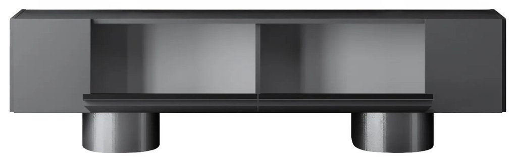 TV szekrény Bohem - Anthracite, Silver