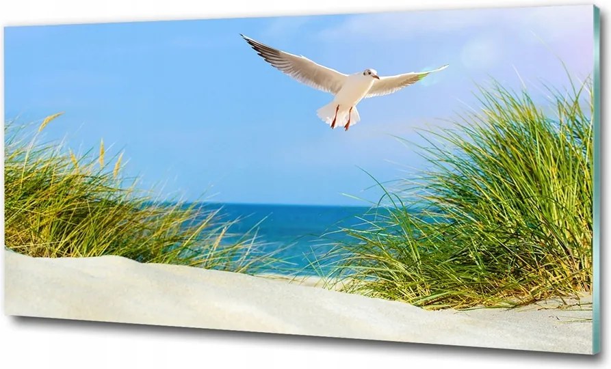 Fotó vászonkép edzett üveg Móló Sasfészek 100x70