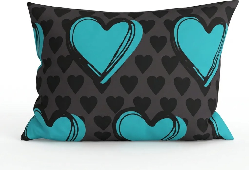 Mikroszálas párnahuzat KASUGA 70x90 cm, türkiz