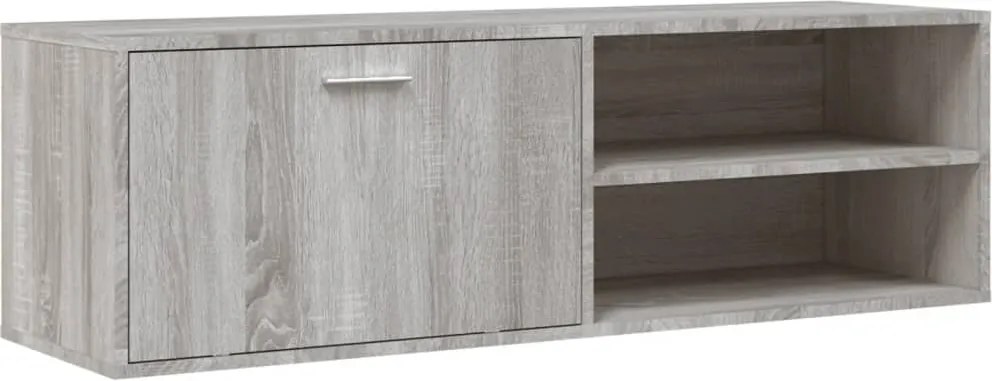 vidaXL szürke sonoma szerelt fa TV-szekrény 120 x 34 x 37 cm
