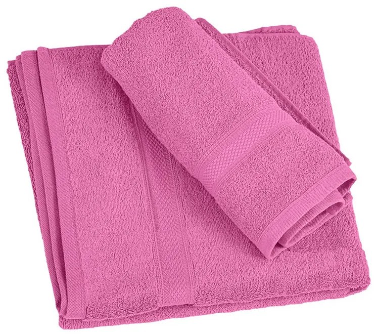 CLARYSSE ELEGANCE törölköző 60x110 cm rózsaszín, 100% pamut
