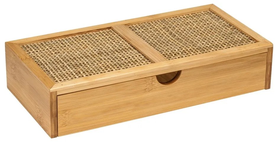 Allegre bambusz fürdőszobai rendszerező, 28 x 6 cm - Wenko