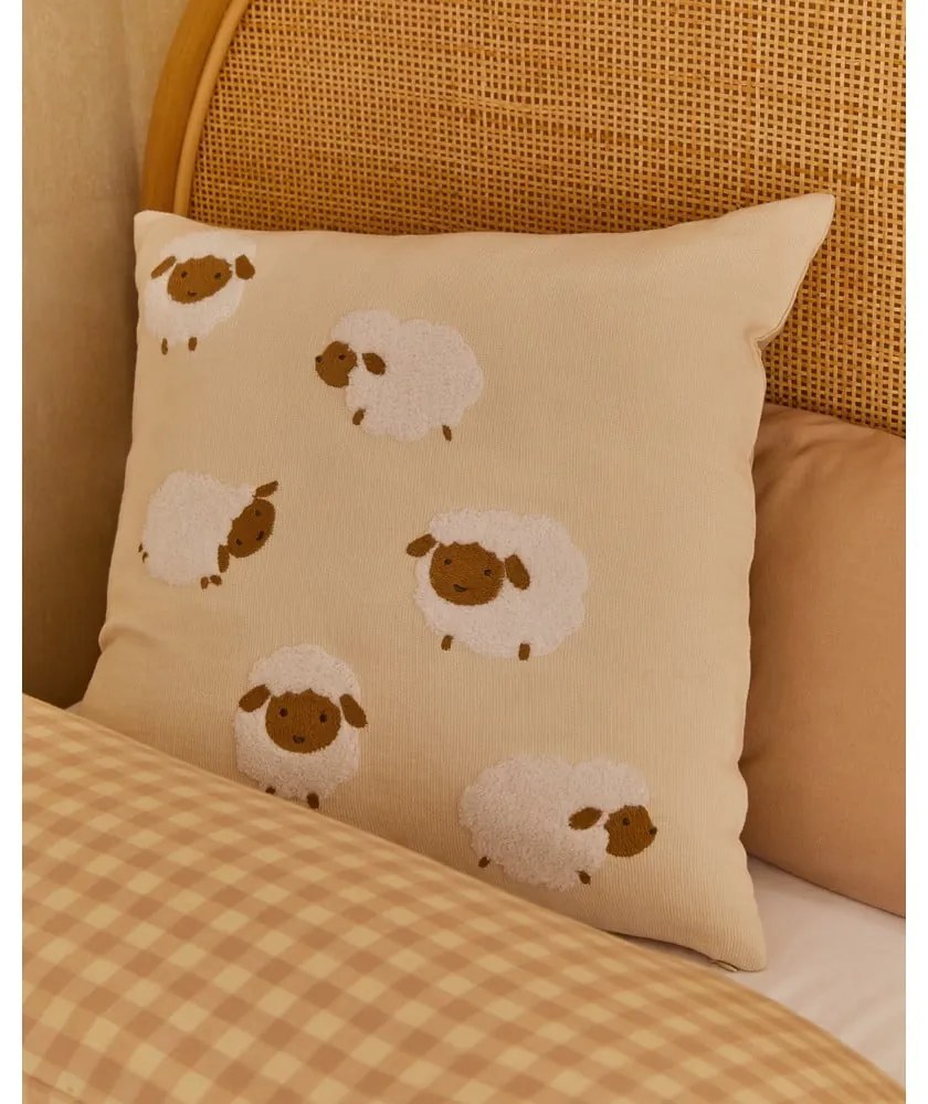 Pamut gyerek párnahuzat 45x45 cm Milu – Kave Home