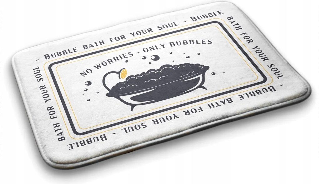 Puha fürdőszoba szőnyeg Fürdőkád 90x60 cm