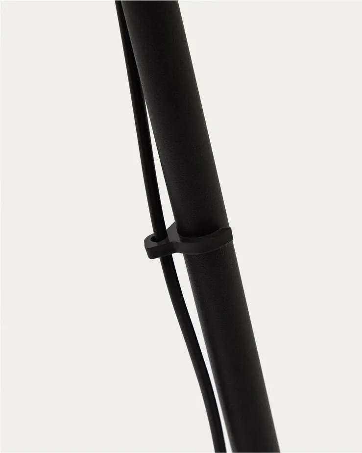 Fekete LED dimmelhető állólámpa (magasság 160 cm) Orey – Kave Home