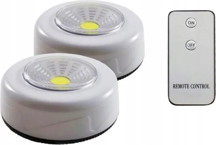 2X Vezeték Nélküli Lámpa Elemes Led Lámpa Távirányító