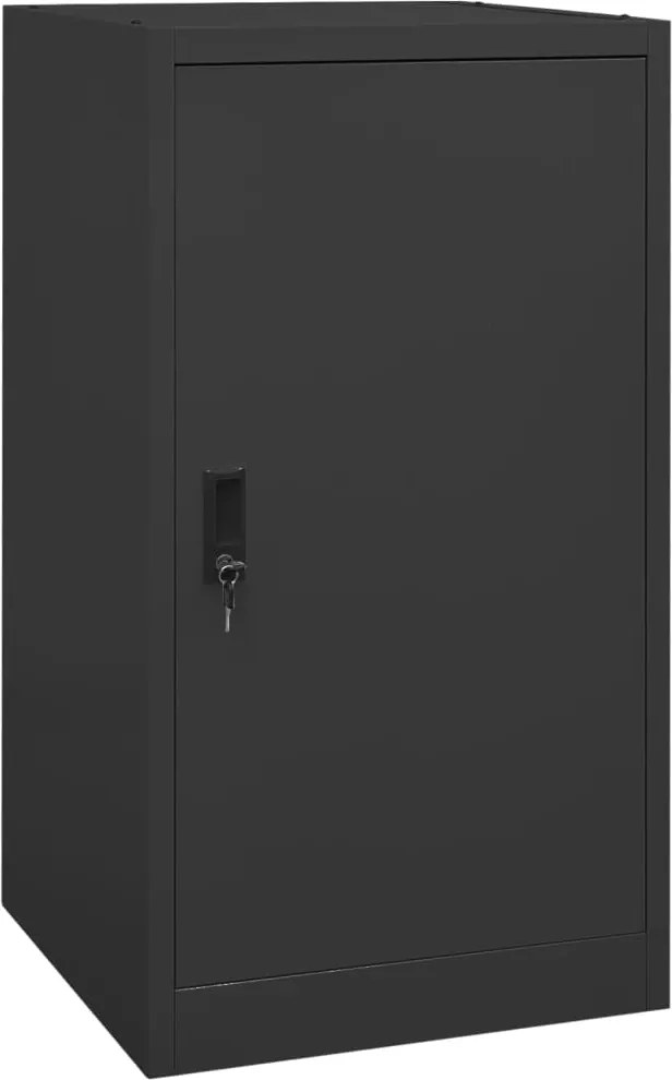 vidaXL antracitszürke acél nyeregszekrény 53 x 53 x 105 cm