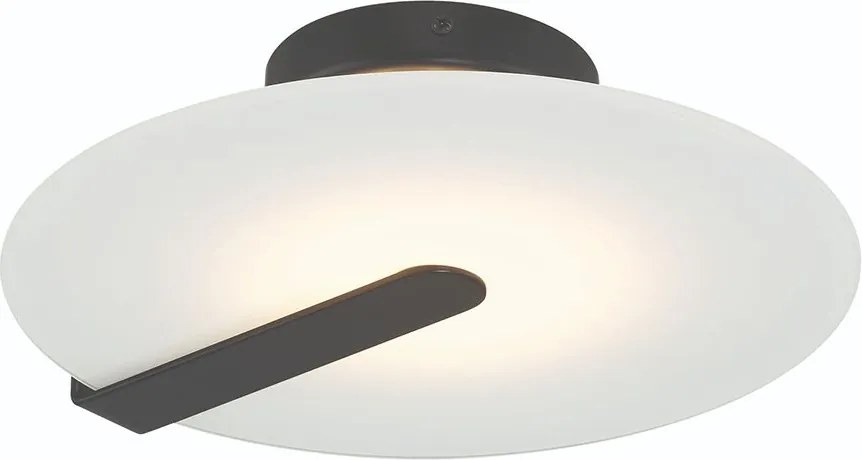 Quintiesse modern mennyezeti lámpa nuvola fehér matt fekete elsqn-nuvola-f-s-bk