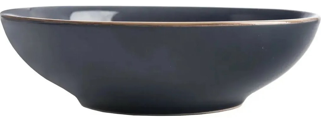 Orion Kerámia mély tányérkészlet, szürke máz, 20,5cm, 6 db
