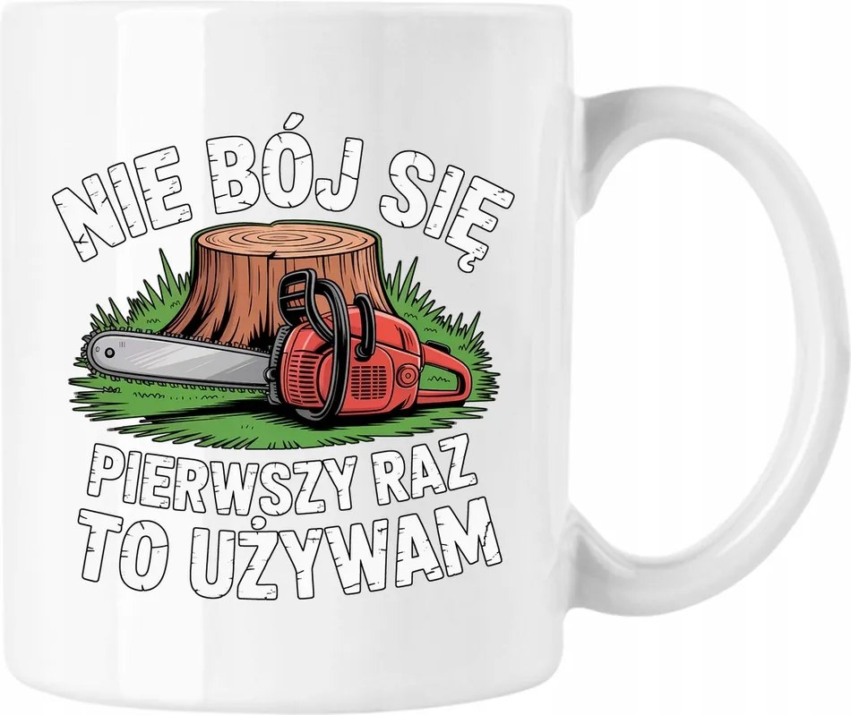 Erdőfűrész bögre 5 fehér 330ml