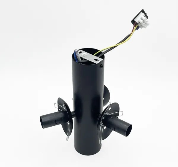 Mennyezeti lámpatest SFERIO 3xE14/5W/230V fekete/füstfekete