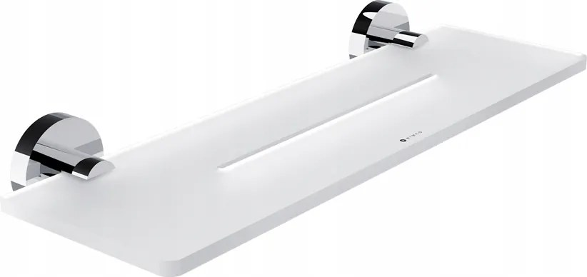 Nimco Unix fürdőszobai polc lyukakkal, króm, 40 cm Un X440-26_