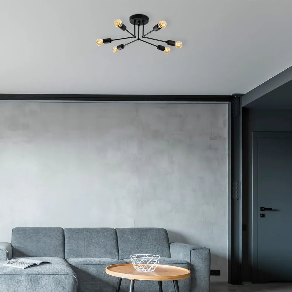 Fekete mennyezeti lámpa Sparrow – Opviq lights