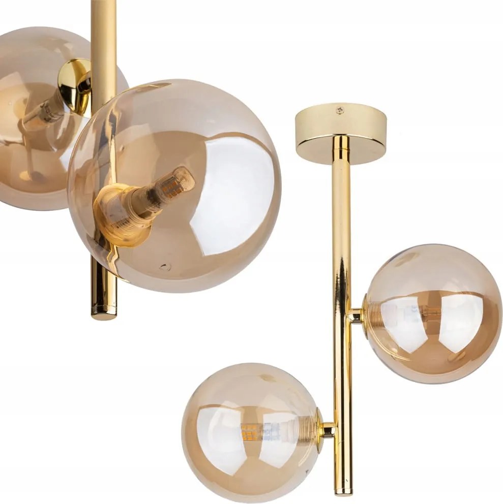 Tk Lighting Mennyezeti lámpa Estera üveg gömbök