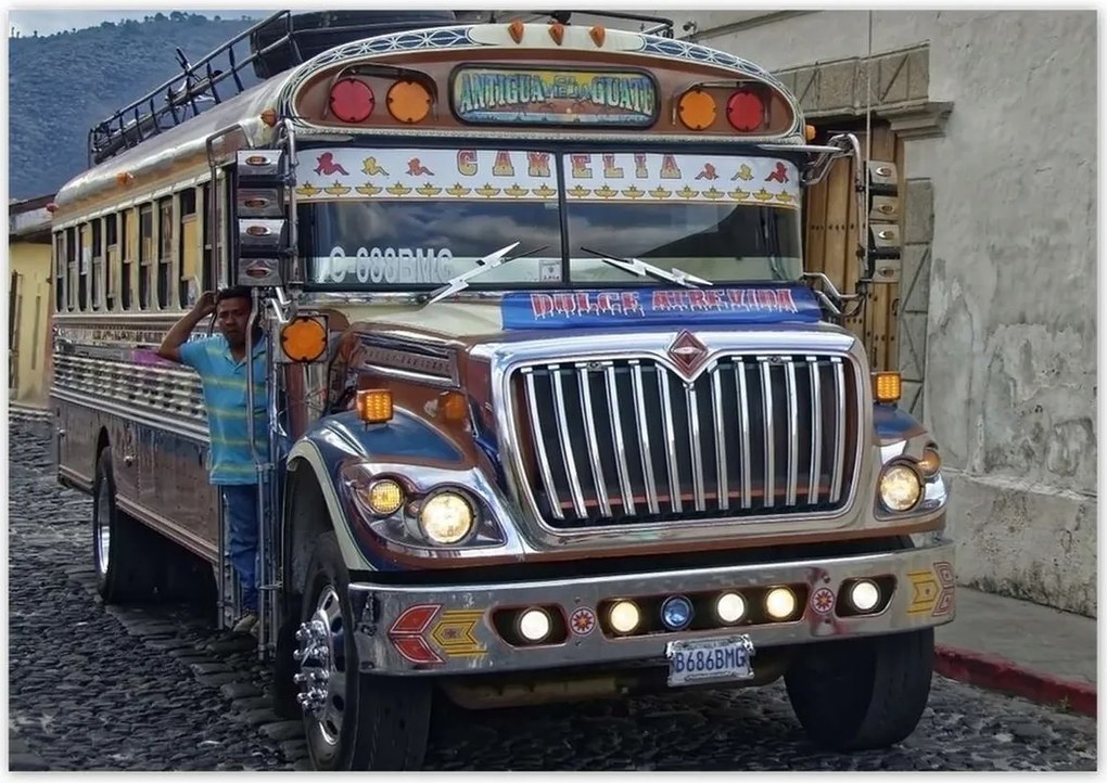 Poszterek 100x70 Busz Haszongépjármű