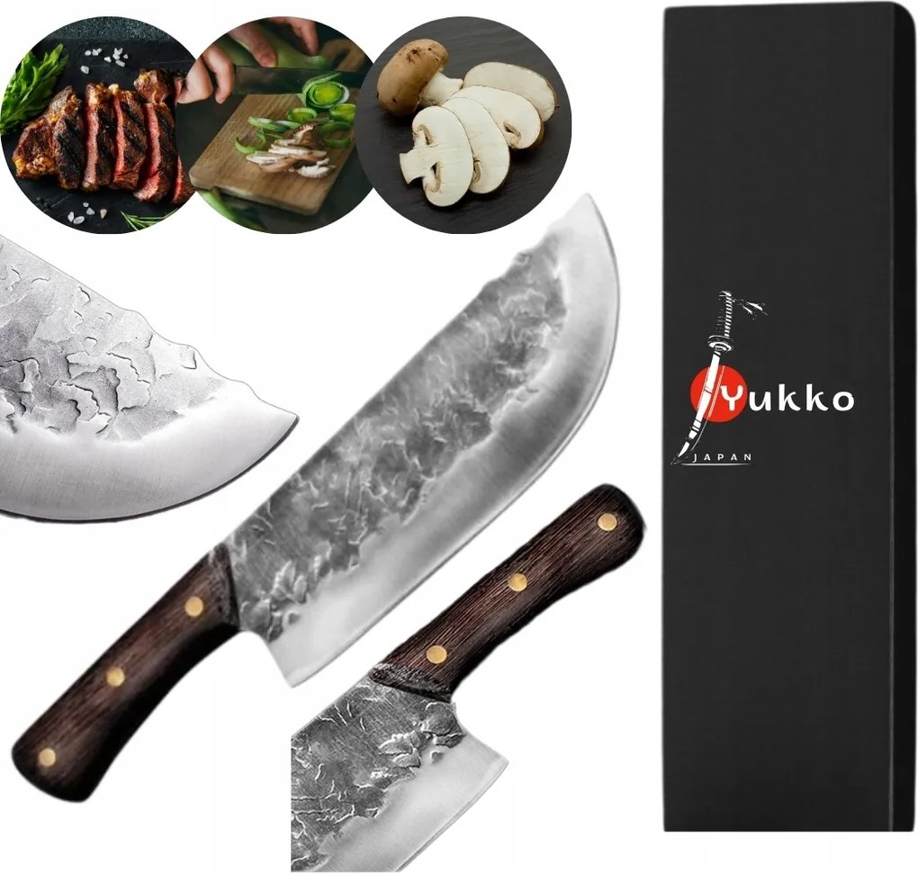 Japán Nagy Konyhai Kés Húshoz és Zöldséghez Ajándék Doboz Yukko Japan