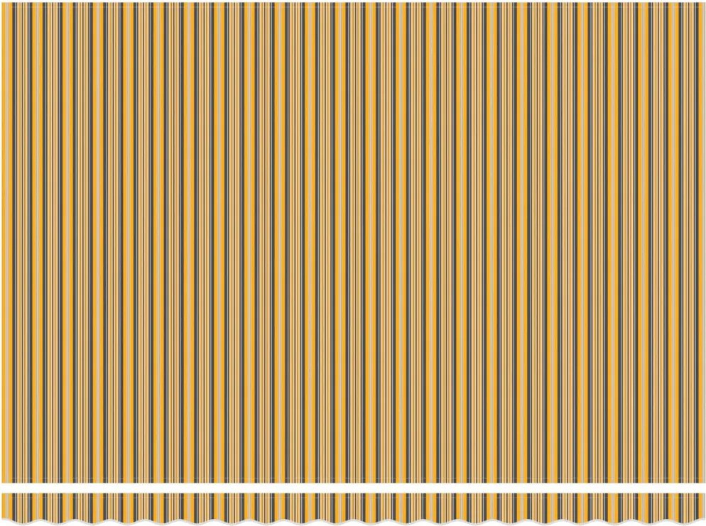 Behúzható napellenző Sokszínű 450 × 300 cm Poliészter és acél